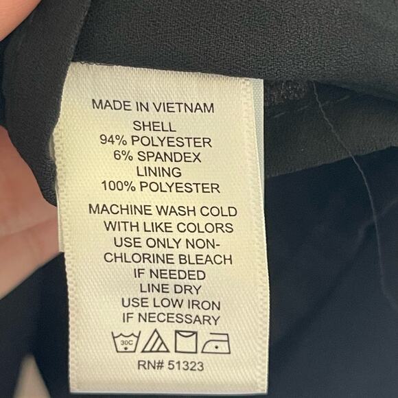 CeCe Bow Neck Short Sleeve Dress Black Size 2 - Picture 12 of 12